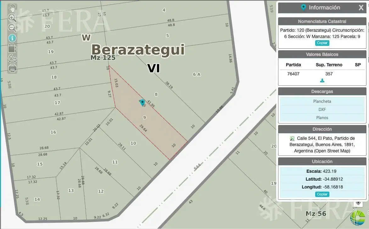 Venta lote de 357 m2 en el Pato 2