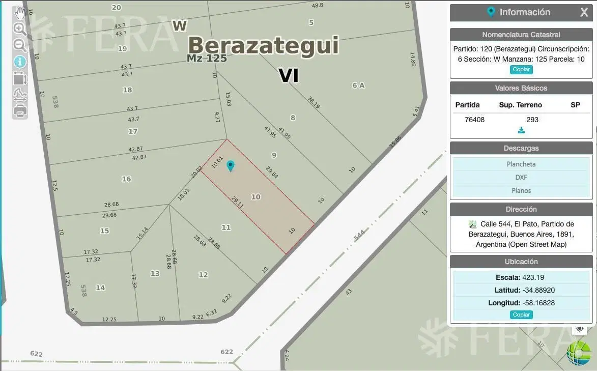 Venta lote de 293 m2 en el Pato 2
