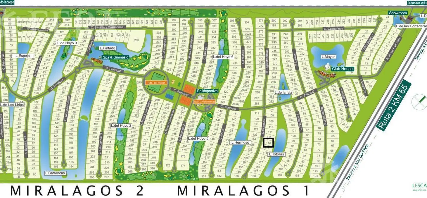 Venta lote de 1639 m2 en Club de Campo Miralagos 1- La Plata 3