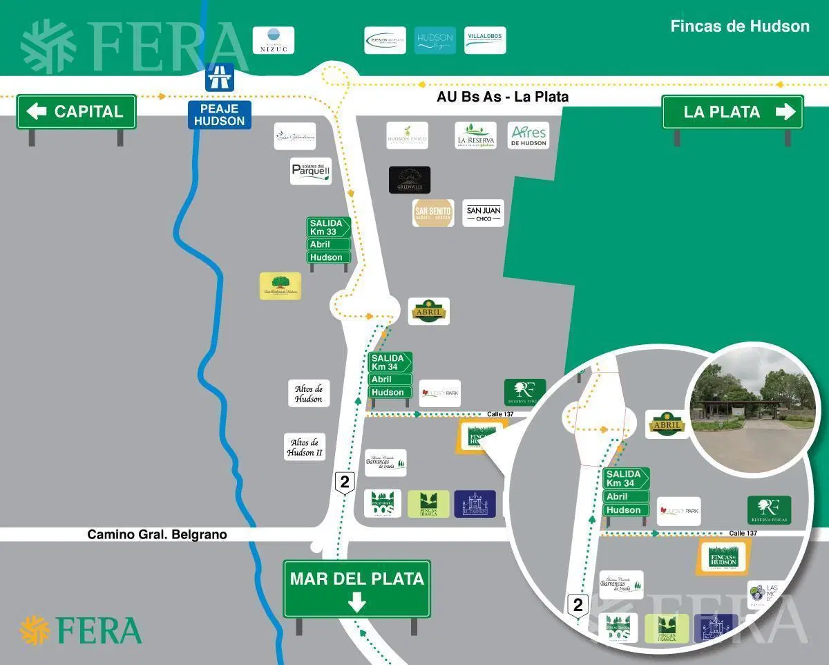 Venta Terreno de 650 m2 en Barrio Fincas de Hudson- Berazategui 3