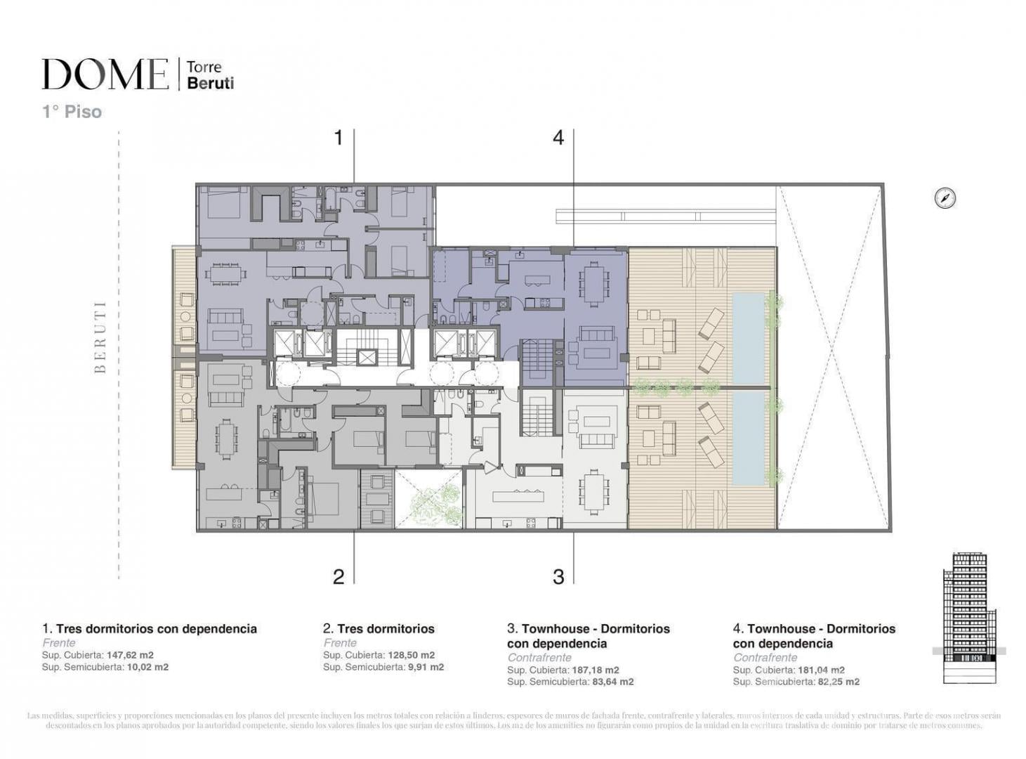 Venta departamento 4 ambientes con terraza en Palermo