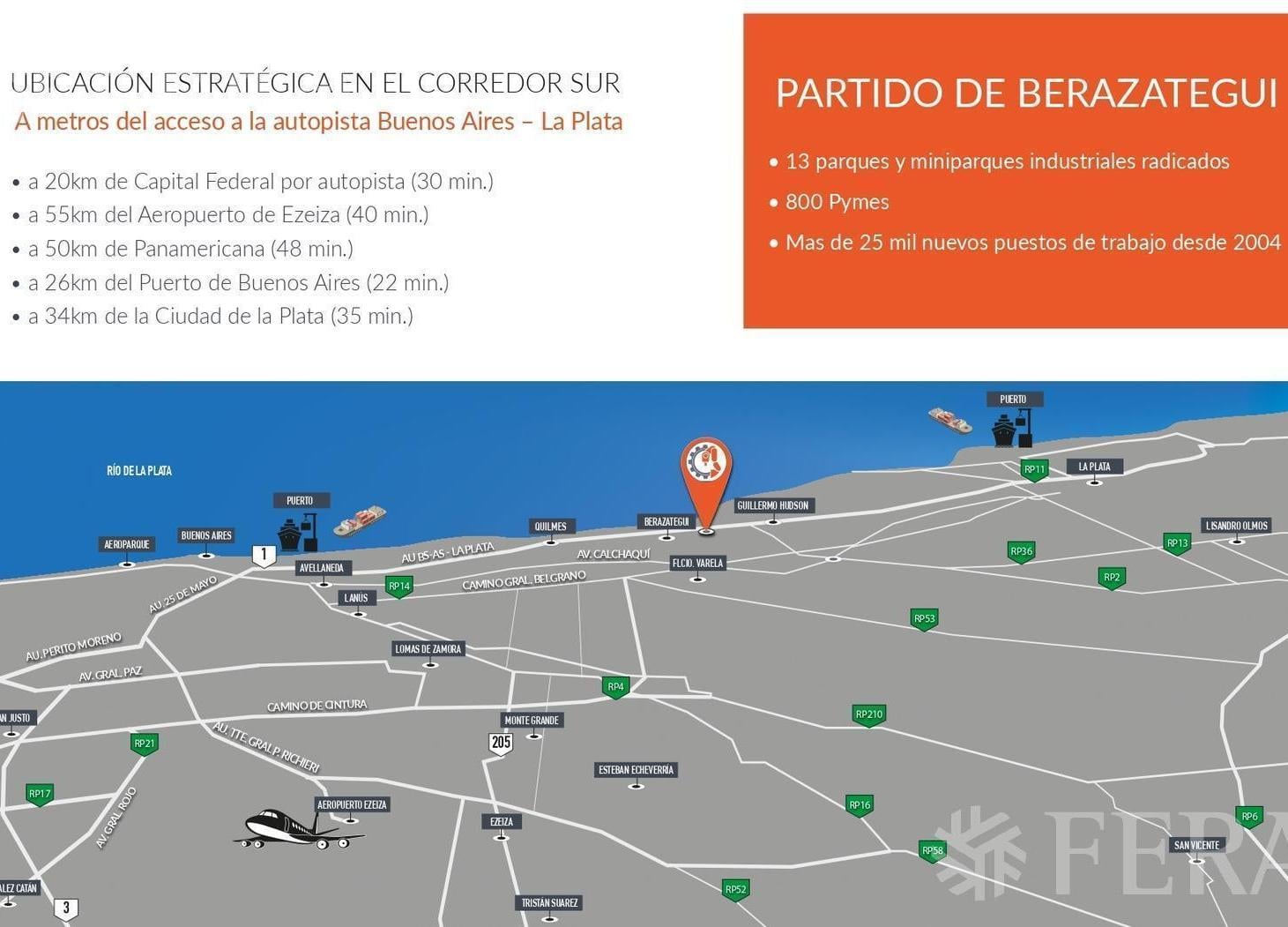 Foto de Venta terreno industrial de 2000 m2 en Berazategui, imagen 2