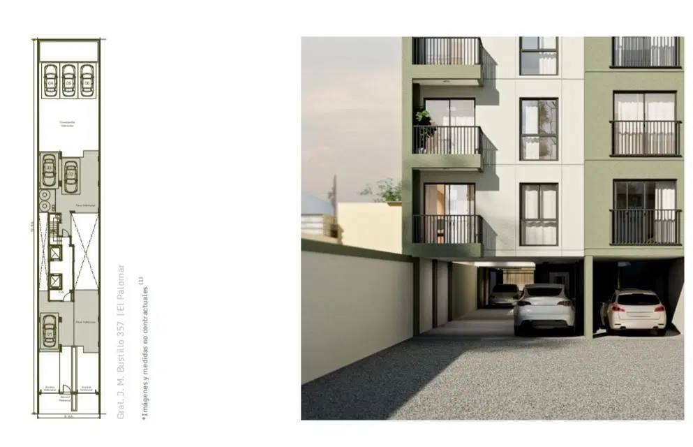 EN PALOMAR NUEVO EMPRENDIMIENTO DE DEPARTAMENTOS DE 1 Y 2 AMBIENTES ZONA CENTRICA  F: 10983 4