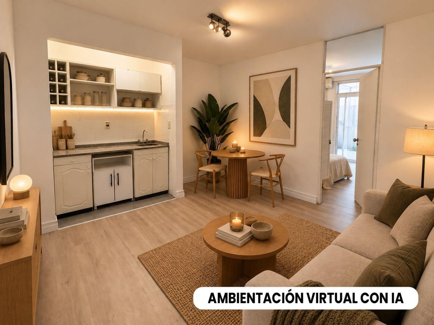 Foto de AMPLIO MONOAMBIENTE CON PATIO/ HOY MODIFICADO A 2 AMBIENTES EN LA ISLA, imagen 1