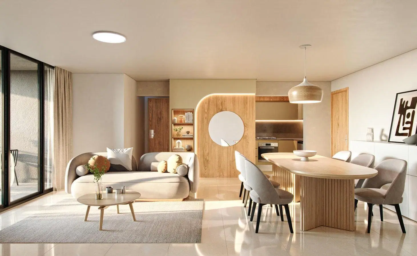 Departamento de 3 dormitorios al Contrafrente con balcón - Montevideo 961 4
