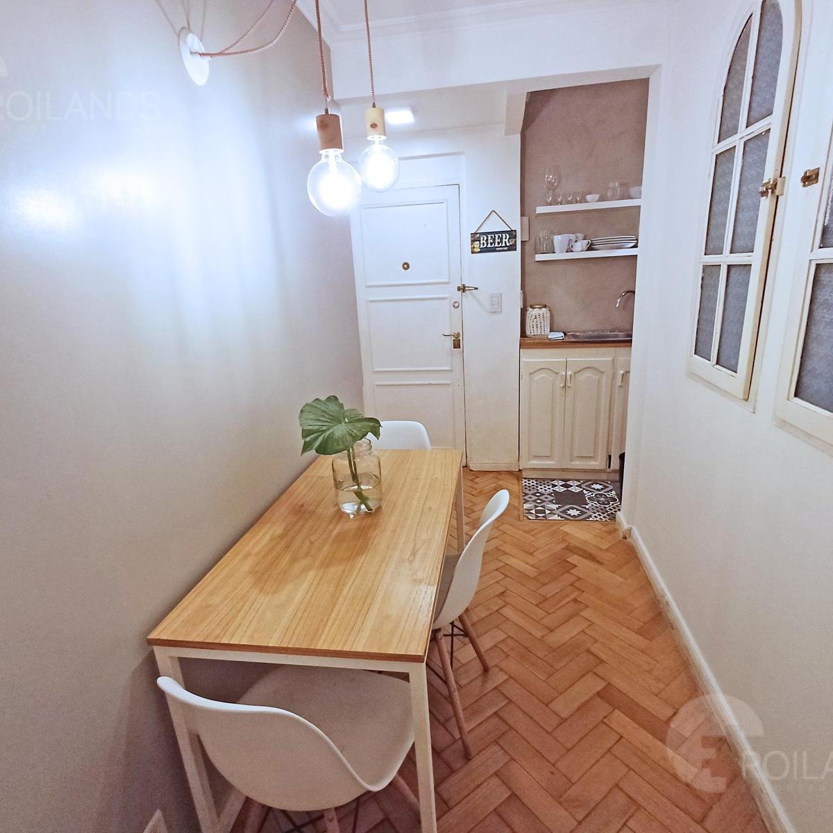 Venta Departamento Monoambiente Amueblado en Recoleta