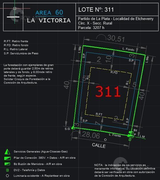 Venta Terreno con proyecto de construcción aprobado Área 60 Amenities Premium