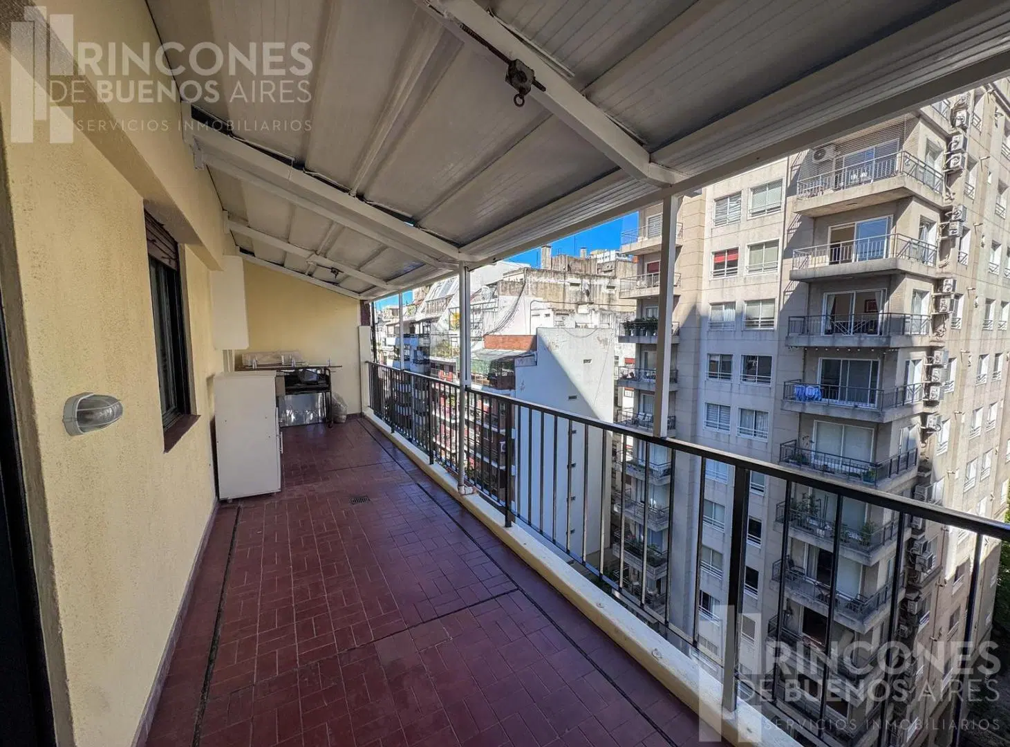 Departamento de 1 ambiente c/ increíble balcón terraza en Barrio Norte 3
