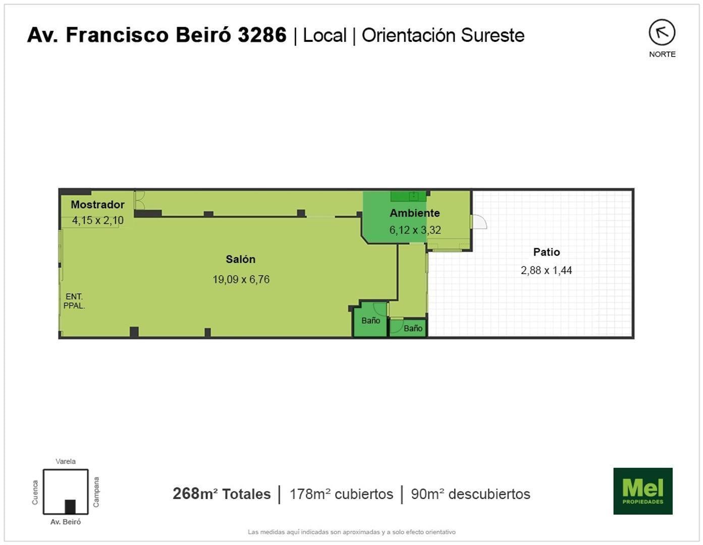 Local sobre terreno propio | Av. comercial | Venta, Urquiza