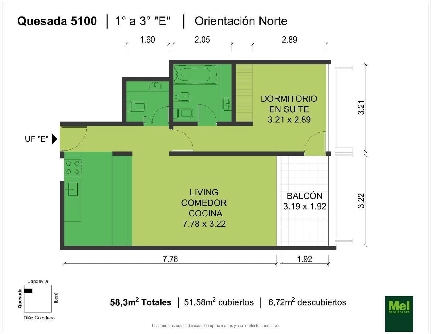 Foto de Quesada 5137, Desarrollo | 2 ambientes con balcón, imagen 1