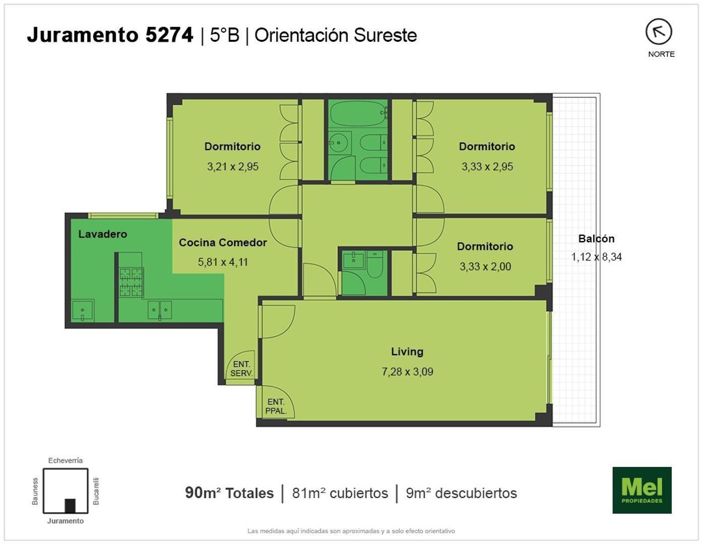 Foto de 4 ambientes | con balcón corrido | Venta, Villa Urquiza, imagen 1