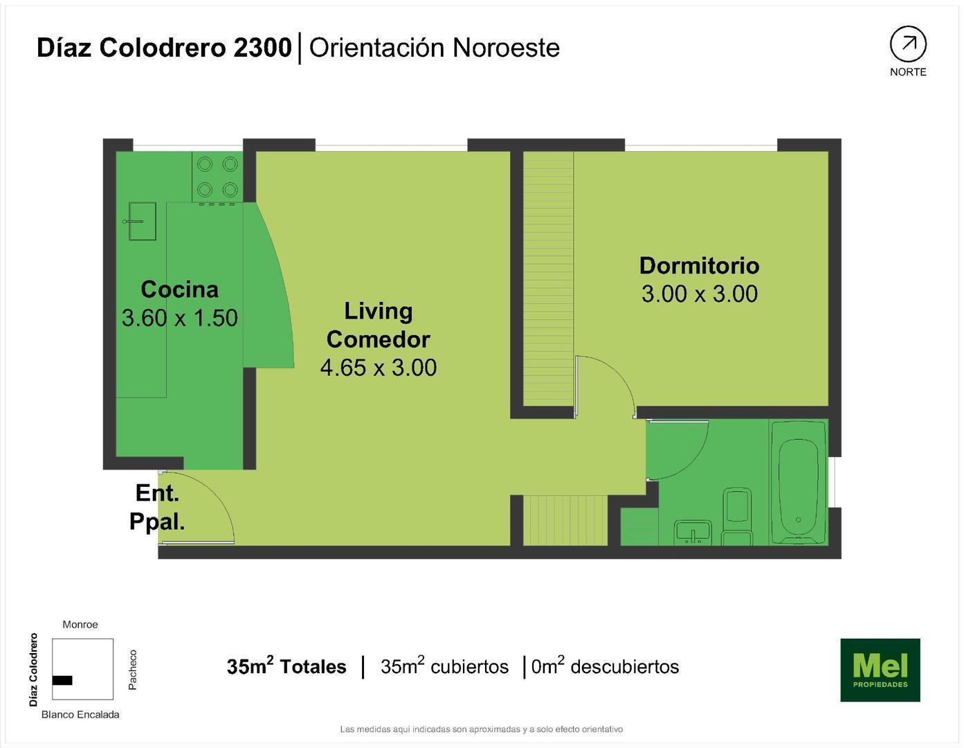 Foto de 2 AMBIENTES | VENTA | V. URQUIZA | PISOS DE MADERA, imagen 2