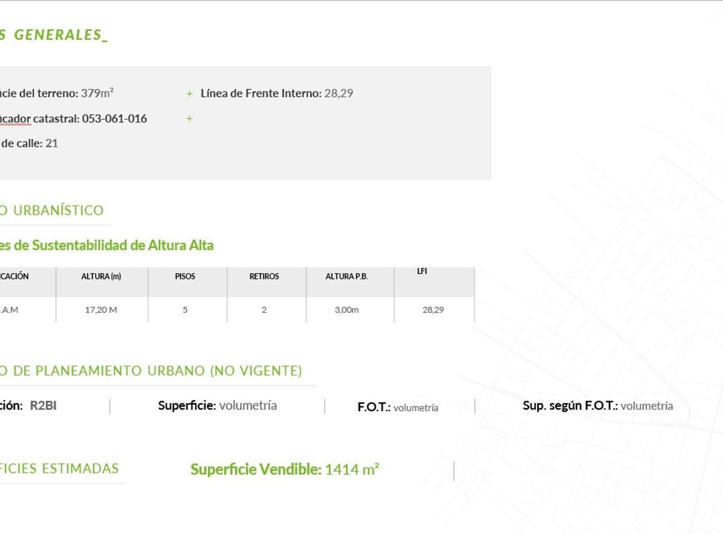 Foto de Lote| Venta en V Urquiza| 1414 M2 Vendibles USAM, imagen 4