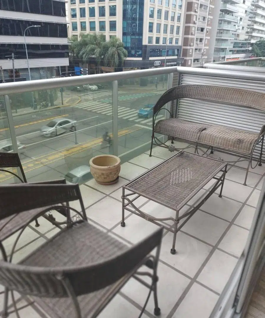 Alquiler amoblado Av Libertador 5600 SEGURIDAD cochera Parrilla Pileta temporario SUITE mas toilette 5