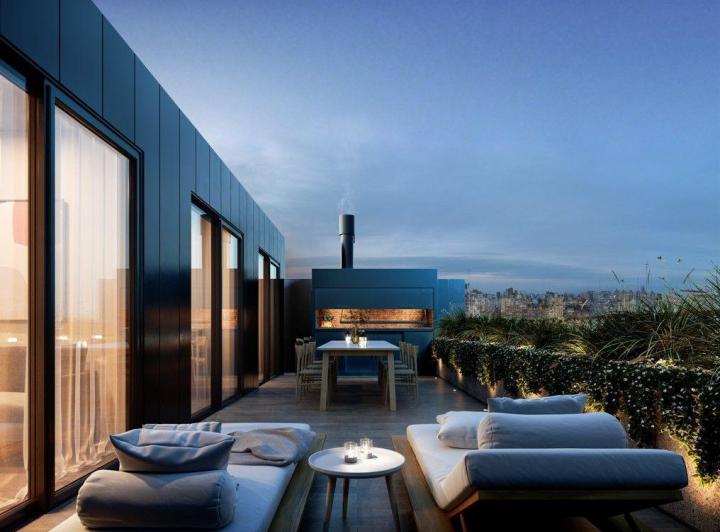 Espectacular 3 ambientes con balcón y terraza en Palermo 2