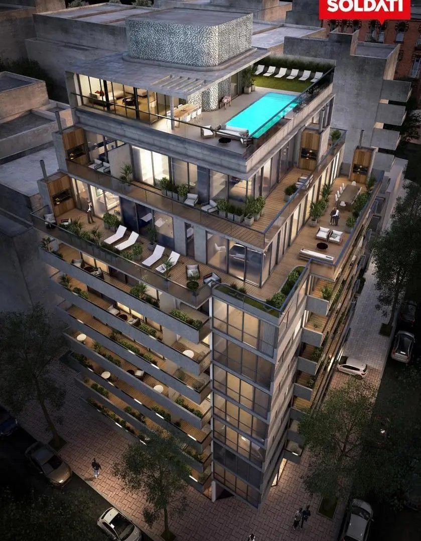 Venta  - 3 ambientes con terraza - Palermo Chico 2