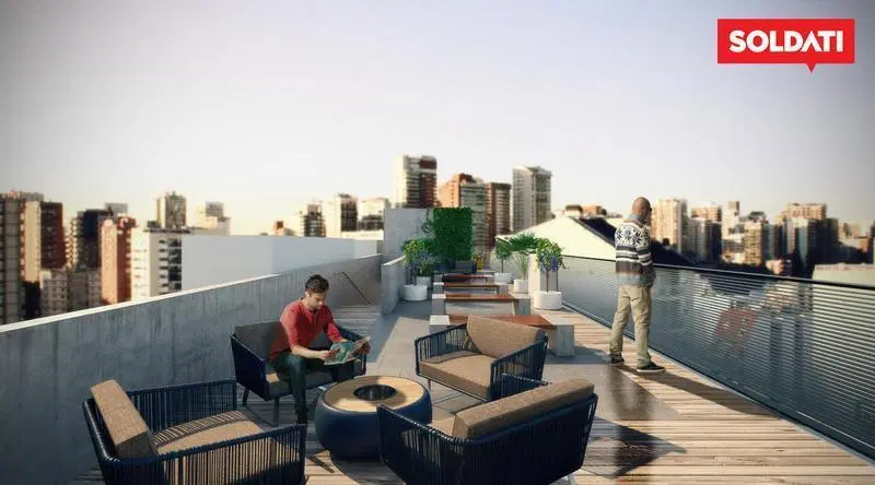 Alquiler Monoambiente Barrio Norte con amenities 3