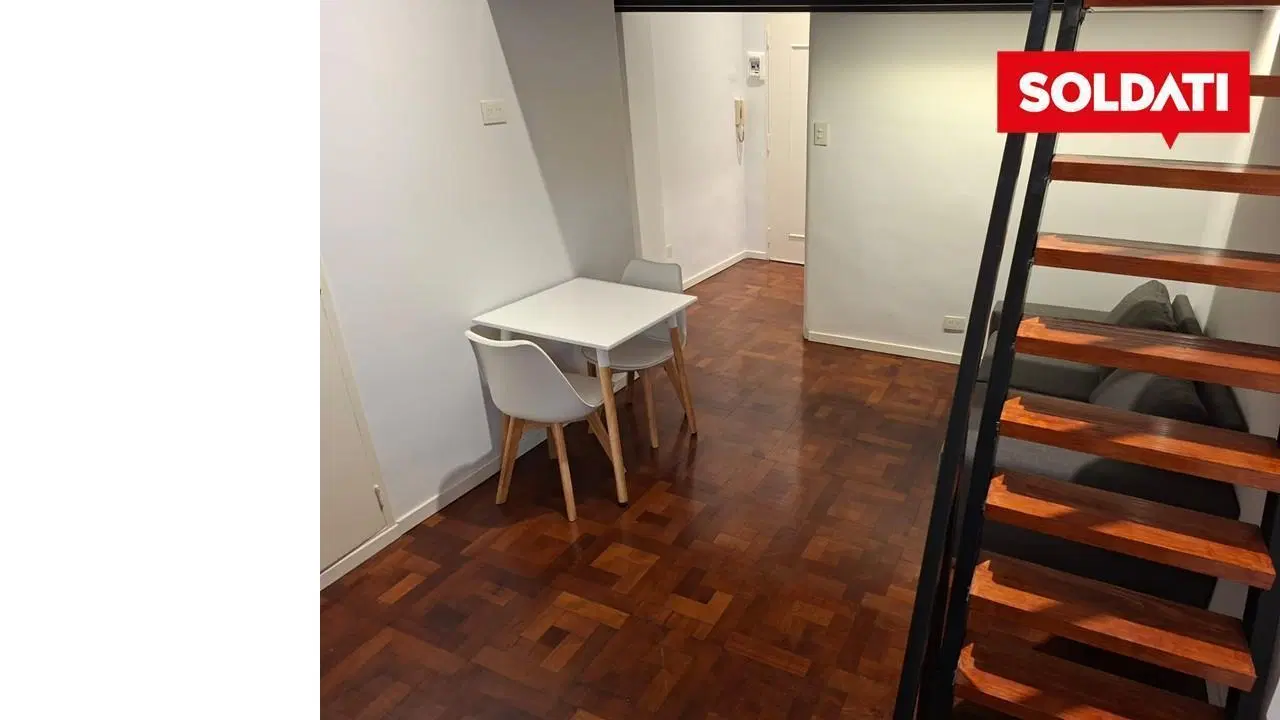 VENTA Departamento MONOAMBIENTE CON ENTREPISO AMOBLADO 3