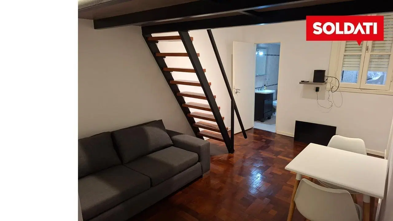 VENTA Departamento MONOAMBIENTE CON ENTREPISO AMOBLADO 4