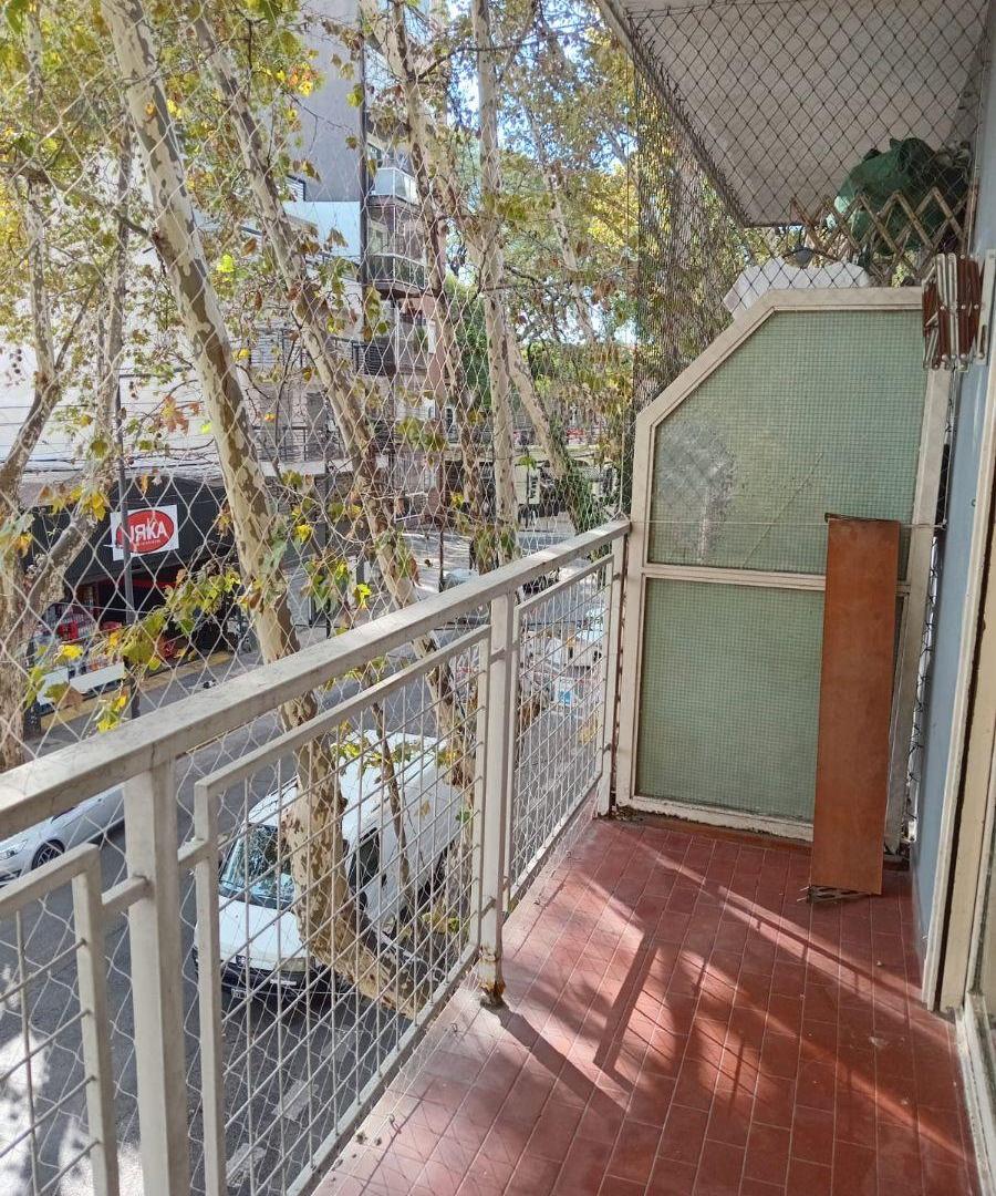 Alquiler monoambiente divisible en palermo balcon