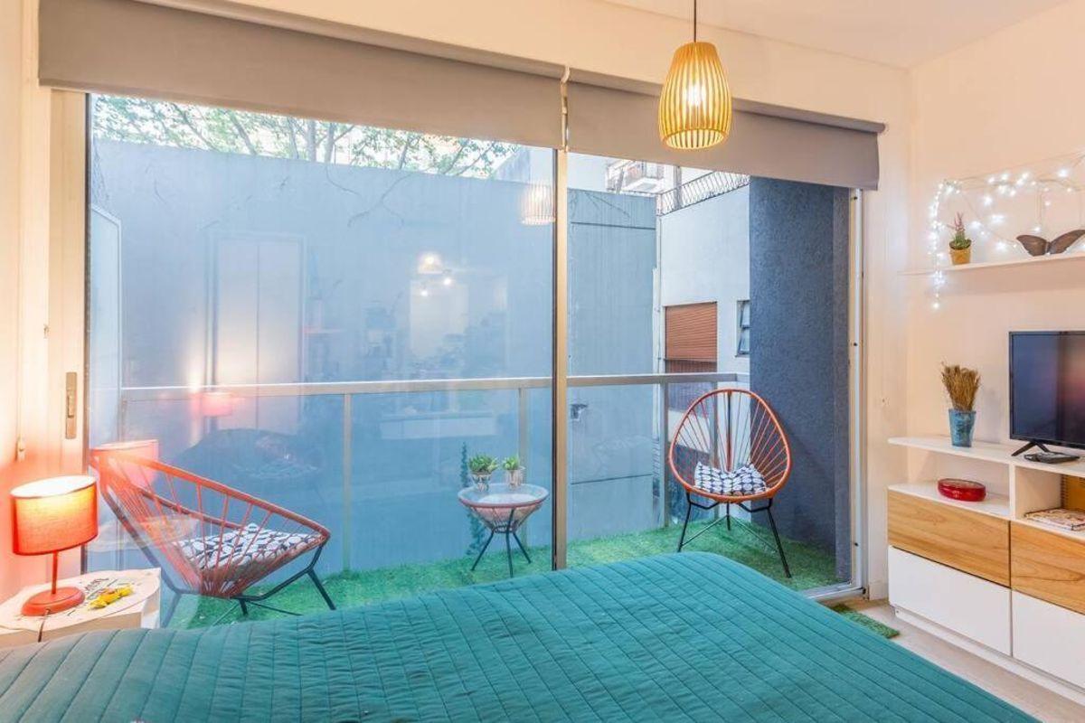 Foto de Departamento monoambiente en venta en Villa Crespo. Balcón y amenities., imagen 4