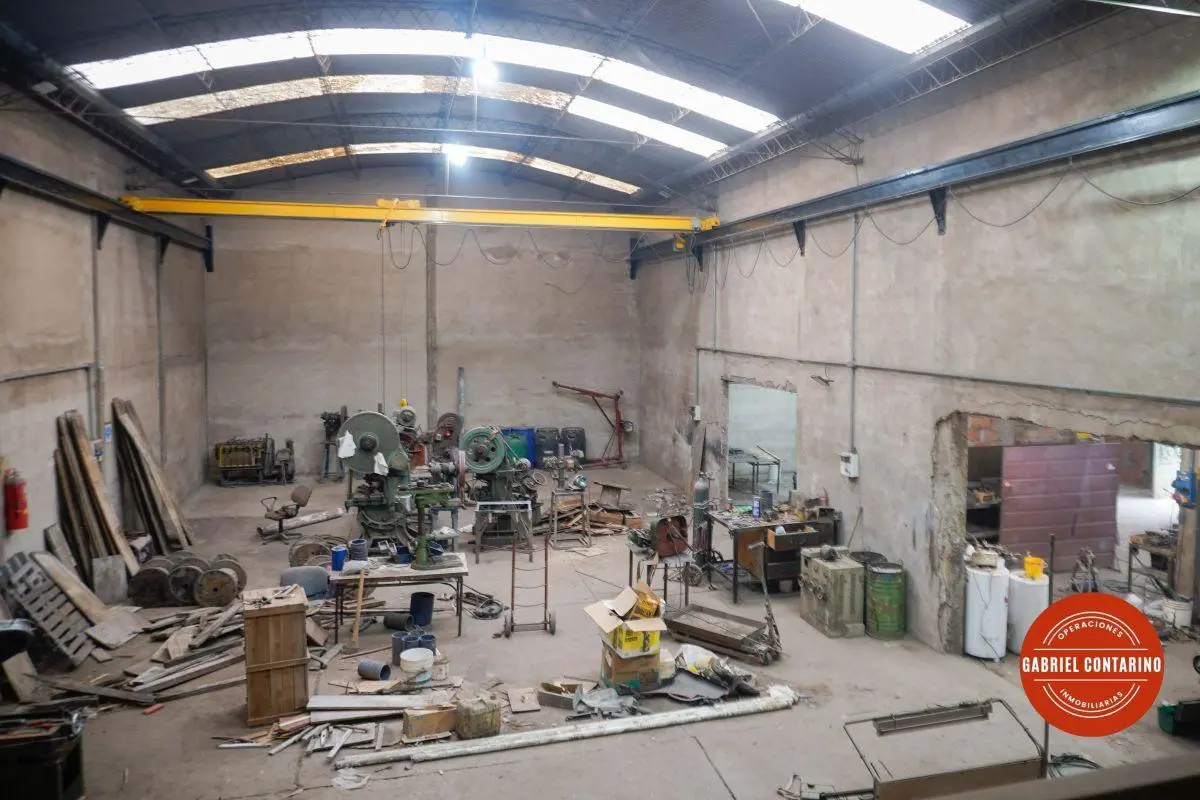 Excelente Galpon Industrial Sobre 3 Lotes - 3 Ptes Grúa 5