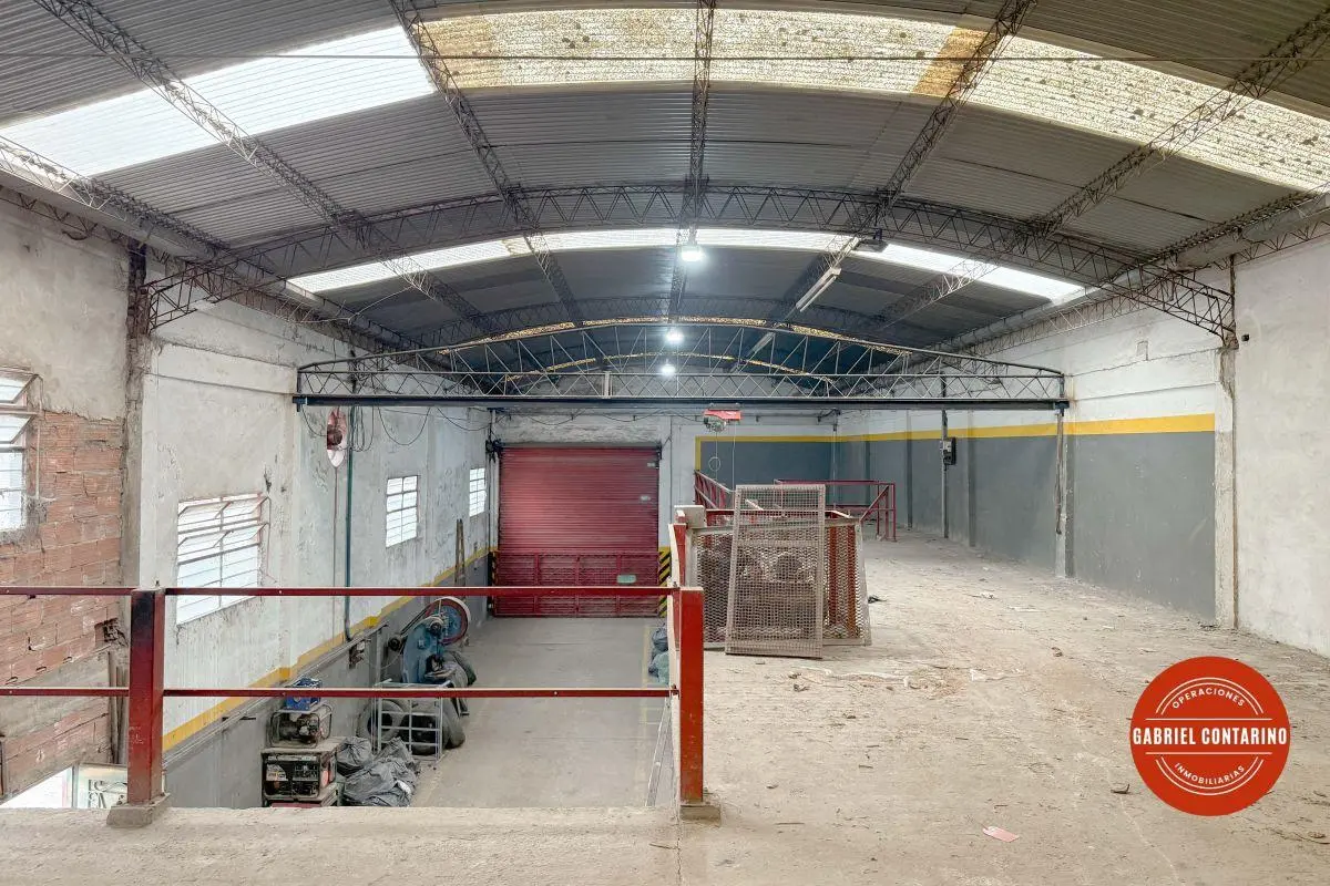 Excelente Galpon Industrial Sobre 3 Lotes - 3 Ptes Grúa 4