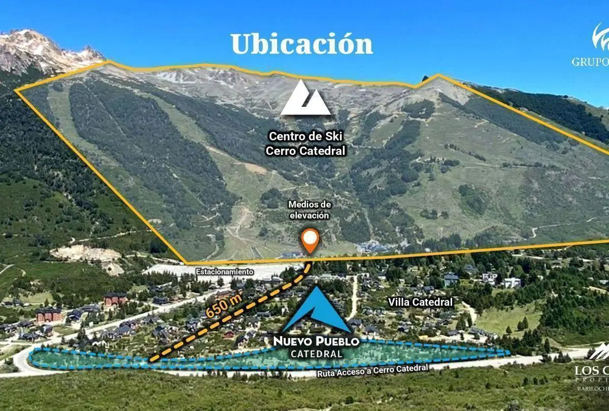 Venta departamento 2 dormitorios en VIlla Catedral Bariloche -  en Pozo con VIsta al Cerro 5