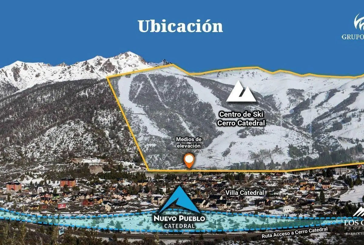 Venta departamento 2 dormitorios en VIlla Catedral Bariloche -  en Pozo con VIsta al Cerro 3