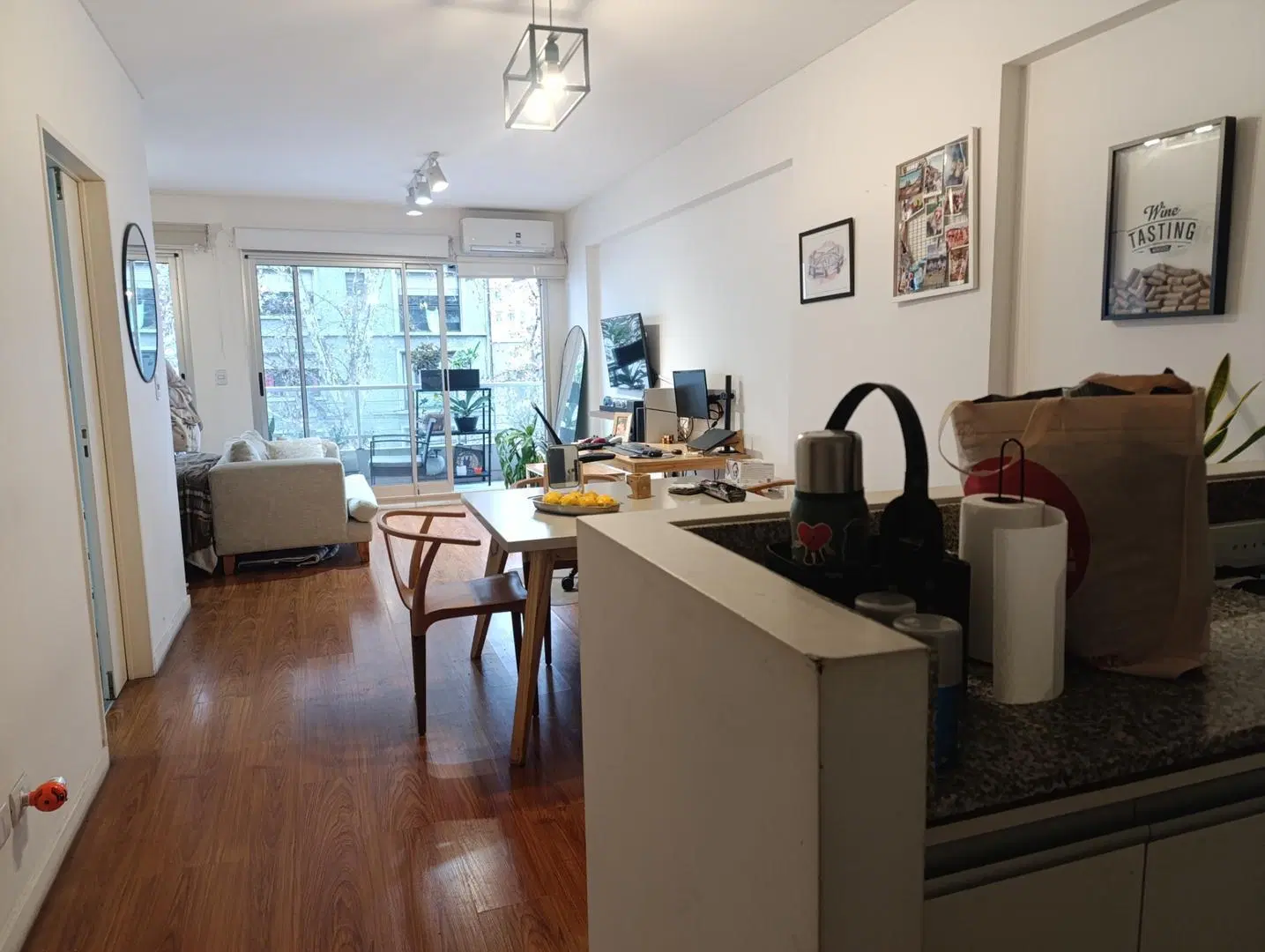 Dos ambientes s/dividir balcon Piscina Diaz Velez y Acoyte 5