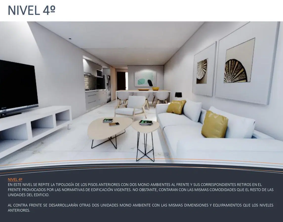 Departamento en Venta de 1 ambiente en Palermo 4