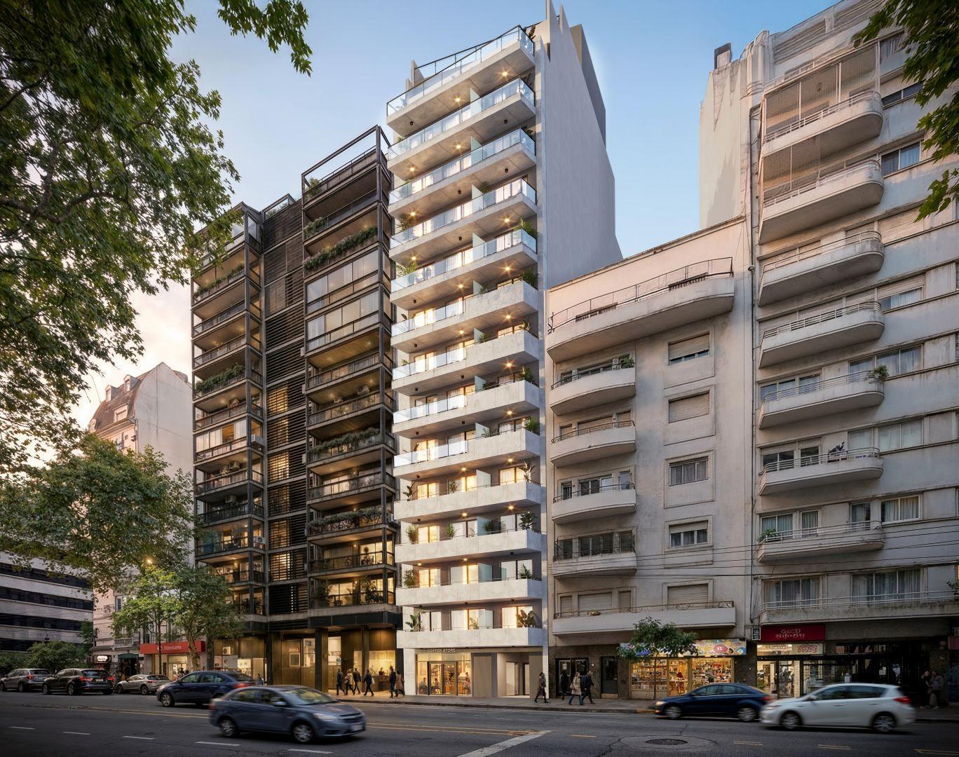 Departamento monoambiente. | Avenida Pueyrredon 1940