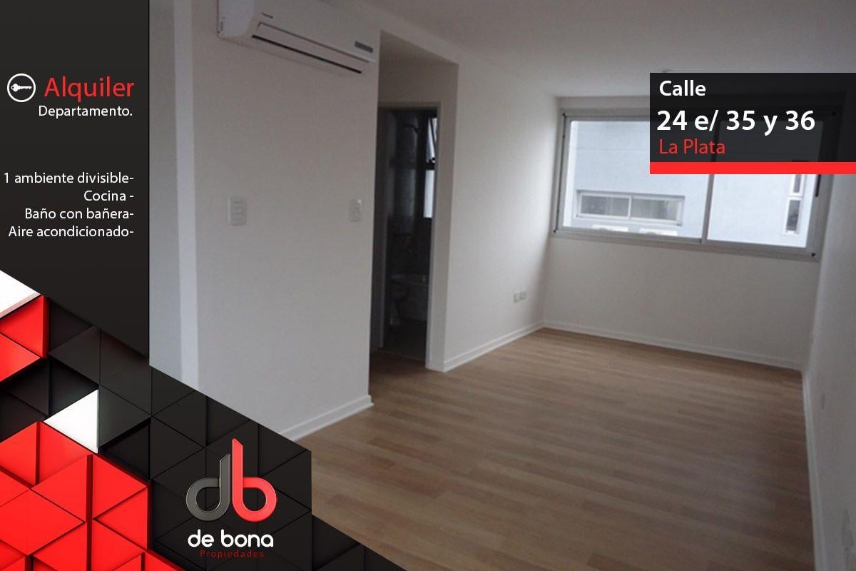 Foto de DEPARTAMENTO monoambiente dividido en ALQUILER - calle 24 y 25 La Plata, imagen 2