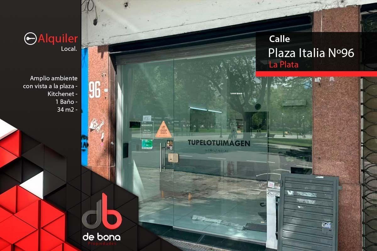 Foto de LOCAL comercial el ALQUILER, frente a Plaza Italia - en la ciudad La, imagen 1