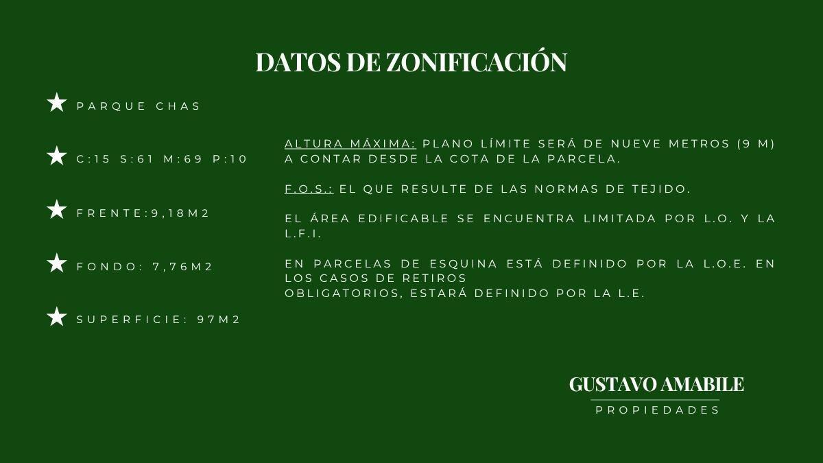 Foto de Venta Terreno | Parque Chas | Pb + 2/3 Pisos, imagen 3