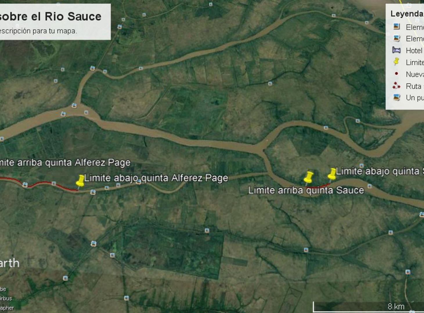 VENTA CAMPO 125 HA RÍO SAUCE 1.300 m. DE COSTA