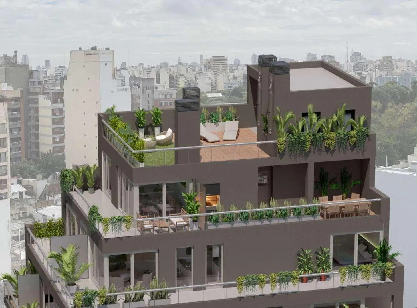 Venta Departamento 2 Ambientes Balcón VistaAbierta 4