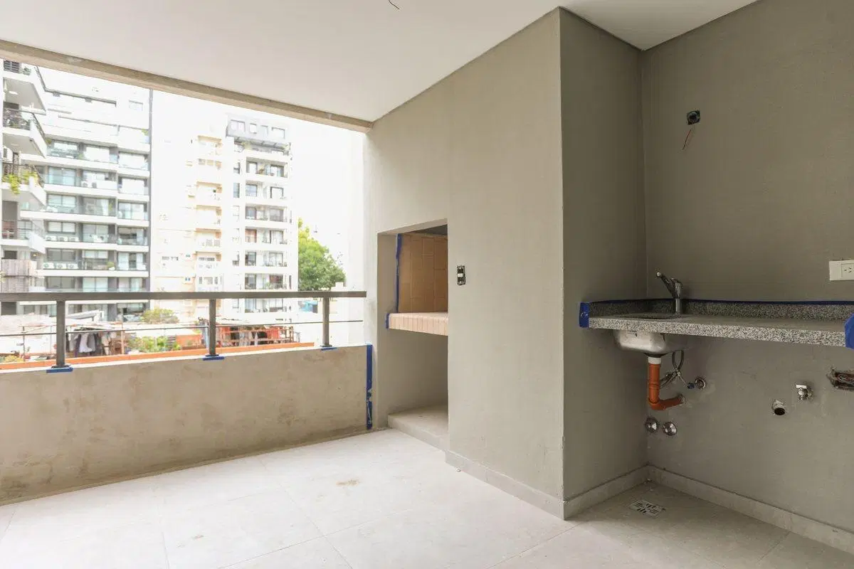 Venta dos ambiente 58 m² con parrilla Villa Crespo 2