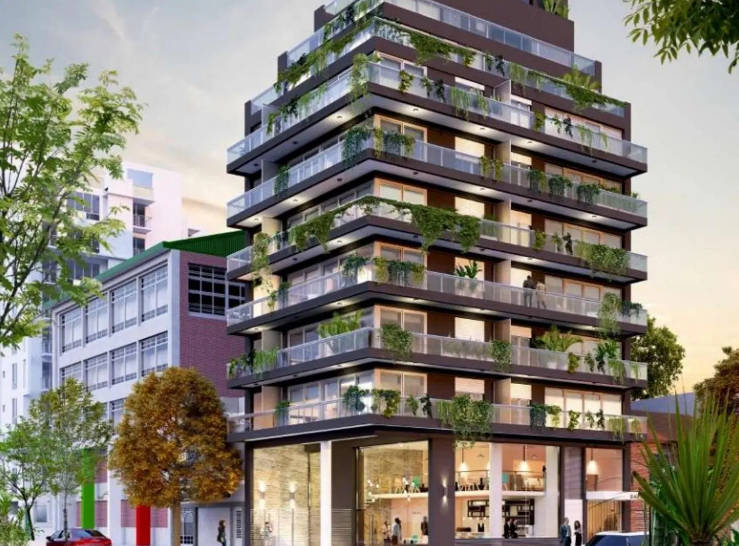 Venta Monoambiente con Balcón a Estrenar 8
