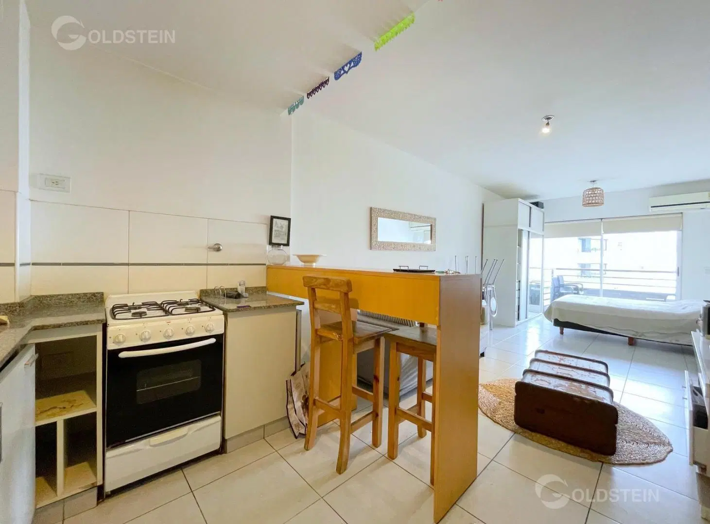 Departamento en alquiler 1 ambiente en Almagro 3