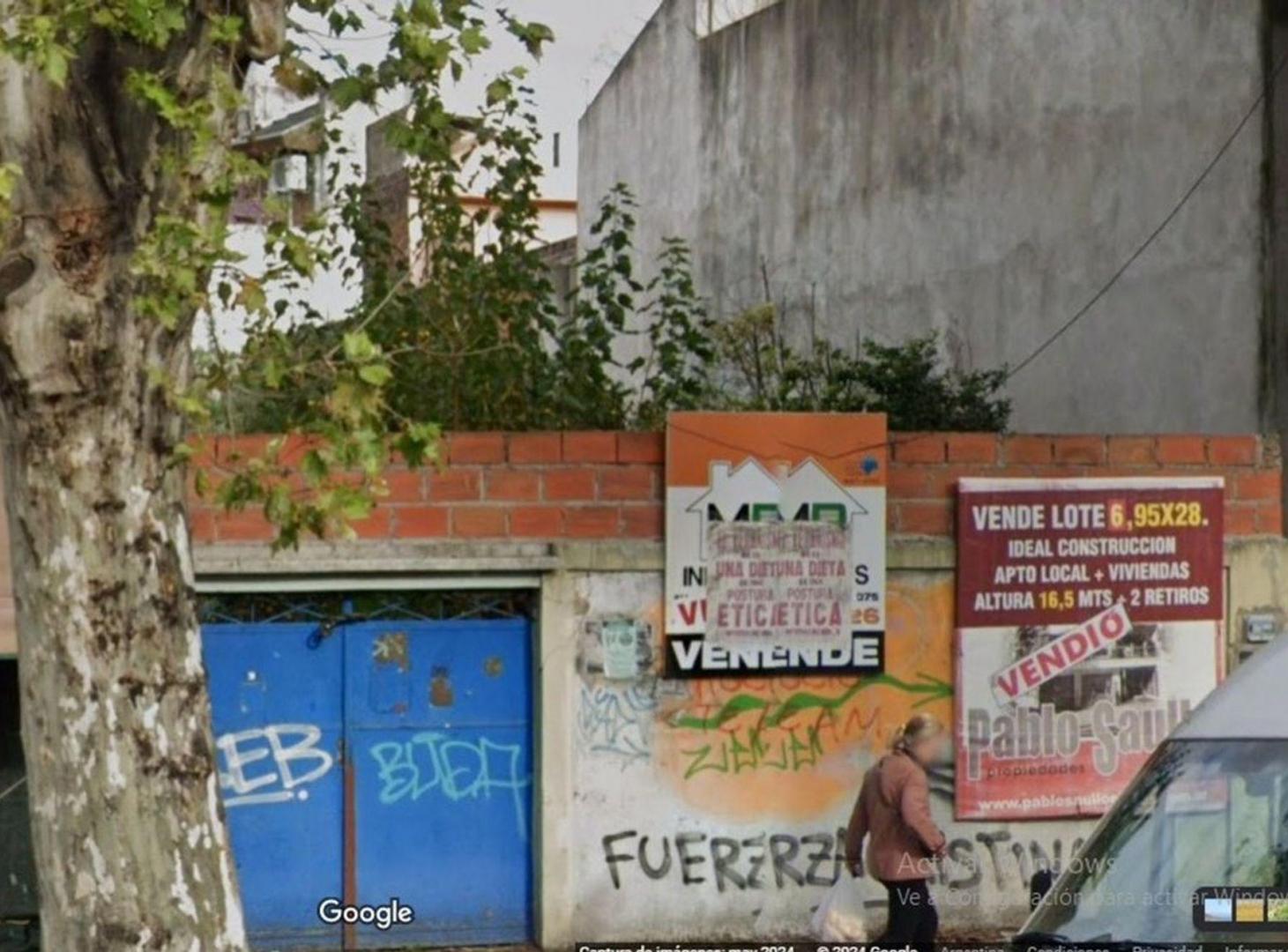 VENTA LOTE EN LINIERS. OPORTUNIDAD INVERSIÓN