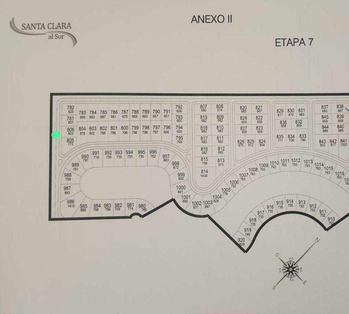 Venta lote Santa Clara al Sur San Vicente Canning