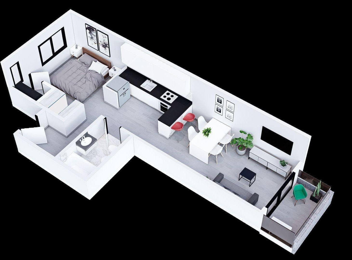 Foto de Monoamb 1 ½ Almagro Cfte Balcón COCHERAS disponib, imagen 3
