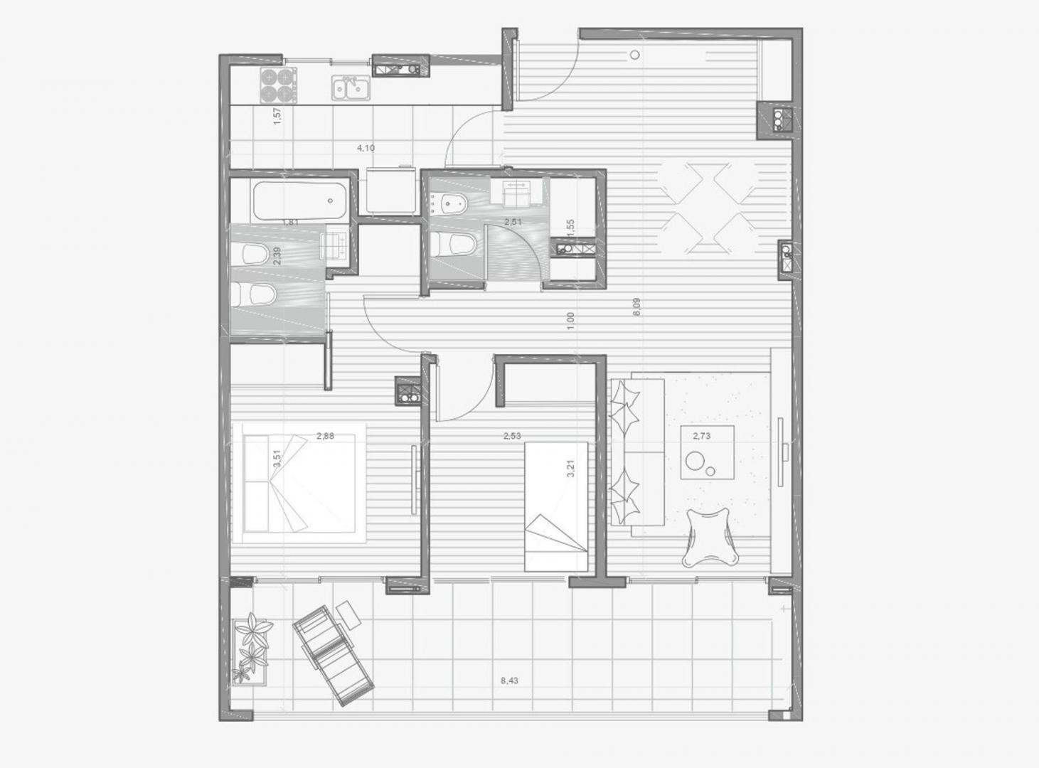 Foto de 3 amb Almagro Fte Balcón Terraza COCHERAS disponib, imagen 3