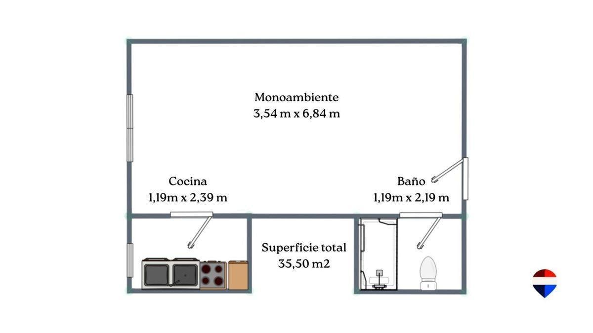 Foto de Alquiler Monoambiente en Microcentro | 35,5 m2, imagen 4