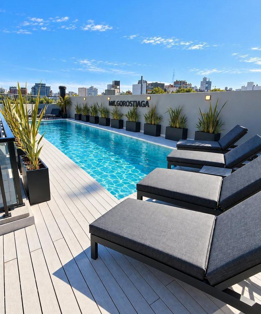 Foto de Venta 2 ambientes Dormitorio en suite Toilette Terraza Pileta Parrilla, imagen 4