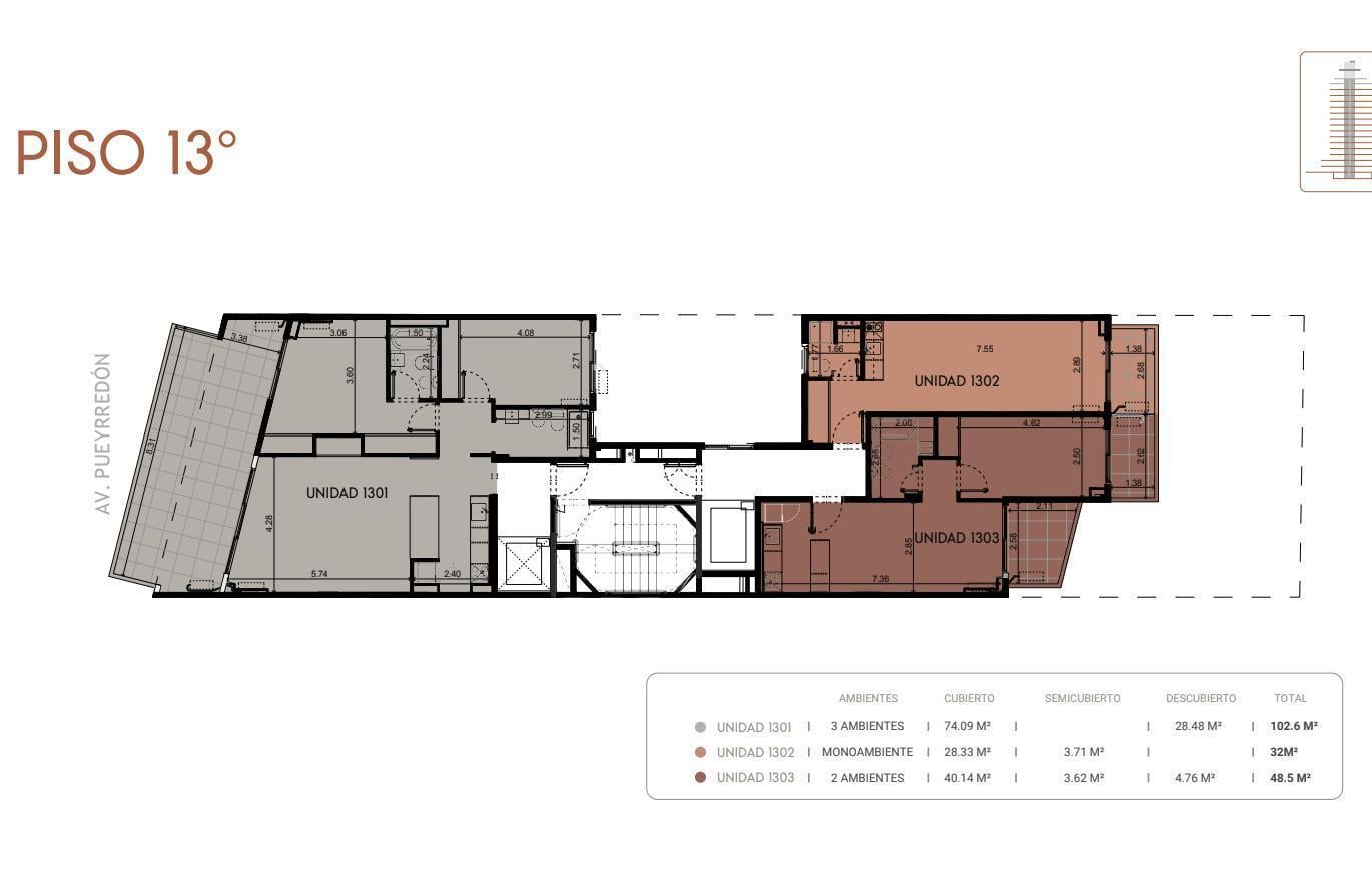 Departamento de 3 Ambientes al Frente - Av. Pueyrredón | Feel Recoleta