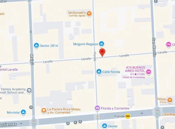Alquiler de local en microcentro, en Peatonal Lavalle a metros de Florida, amplia vidriera. 5