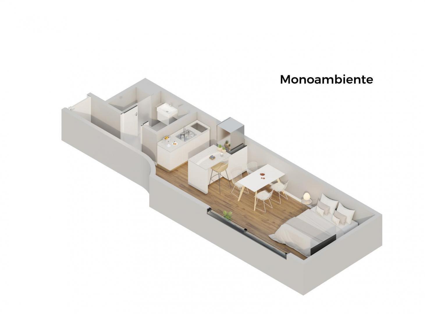 Foto de Departamento en Venta en Belgrano de 34,25 m2, ubicación accesible a, imagen 4