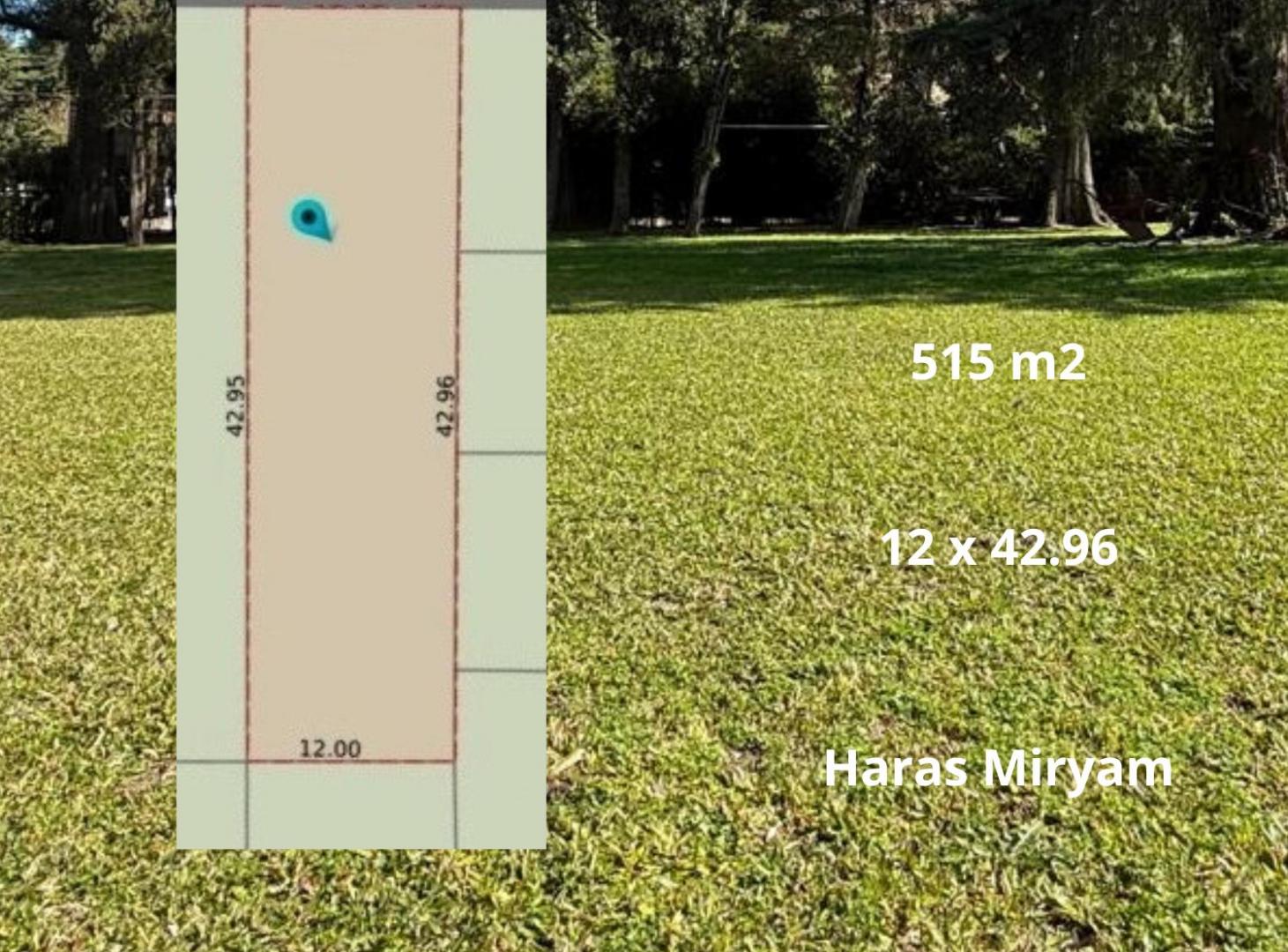 Lote en venta, Haras Miryam, Villa Udaondo, 515.5 m2